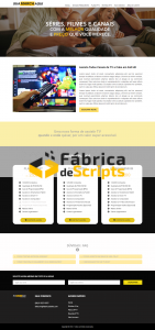 SCRIPT SITE PRONTO PARA IPTV RESPONSIVO CINEFLIX