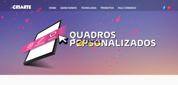 SCRIPT SITE PRONTO PARA QUADROS PERSONALIZADOS EM PHP COM PAINEL ADMIN