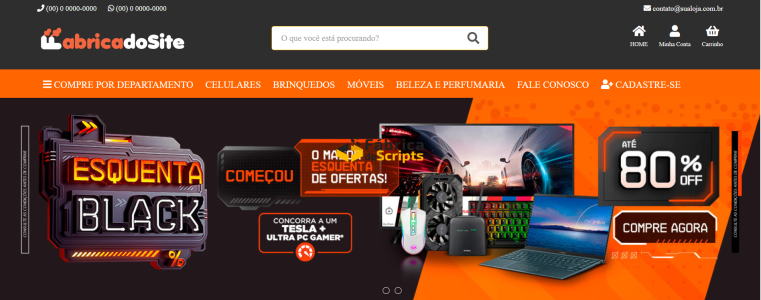 SCRIPT LOJA VIRTUAL DE ELETRONICOS EM PHP COM PAINEL ADMIN