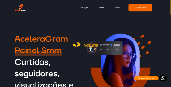 PLATAFORMA SMMSPOT PIX AUTOMÁTICO LARANJADO