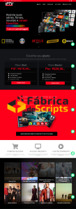 SCRIPT SITE PRONTO PARA IPTV RESPONSIVO