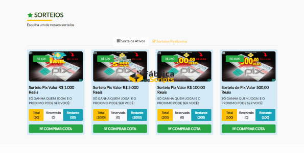 SITE DE RIFAS  GRATUITO