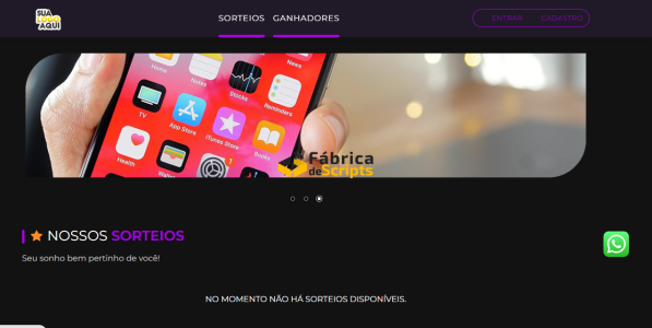 SISTEMA DE RIFAS GRÁTIS 10 MIL COTAS